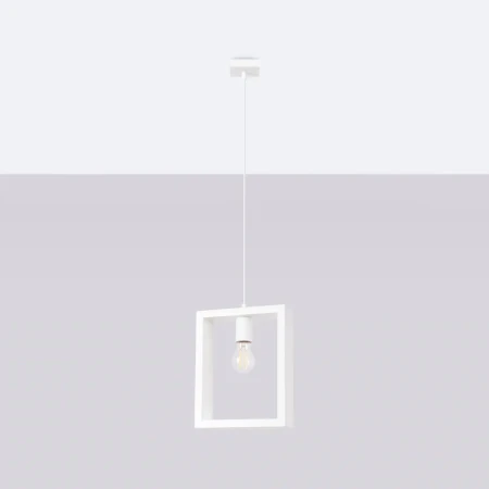 Lampa wisząca ARIES biała SL.1312 - Sollux