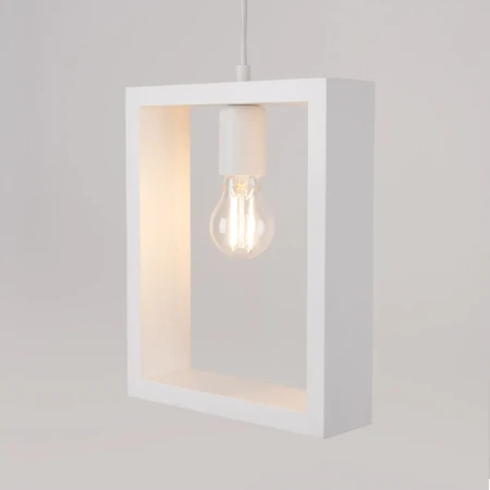 Lampa wisząca ARIES biała SL.1312 - Sollux