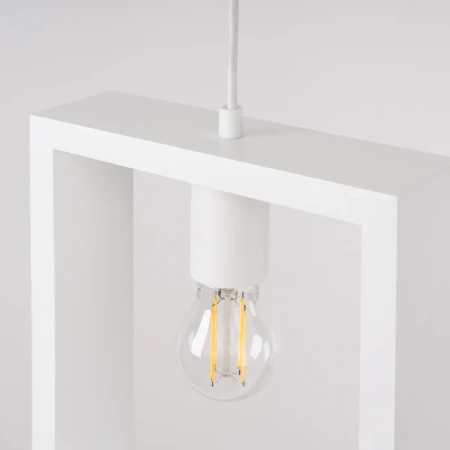 Lampa wisząca ARIES biała SL.1312 - Sollux
