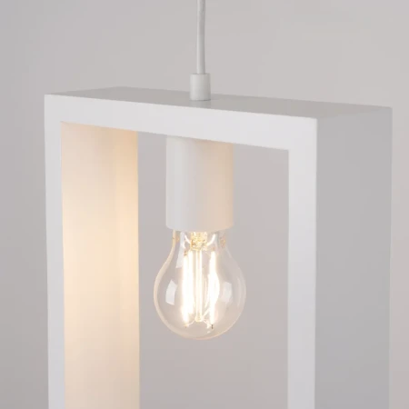 Lampa wisząca ARIES biała SL.1312 - Sollux