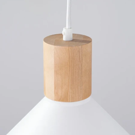 Lampa wisząca JAGA biała SL.1319 - Sollux