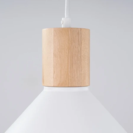 Lampa wisząca JAGA biała SL.1319 - Sollux