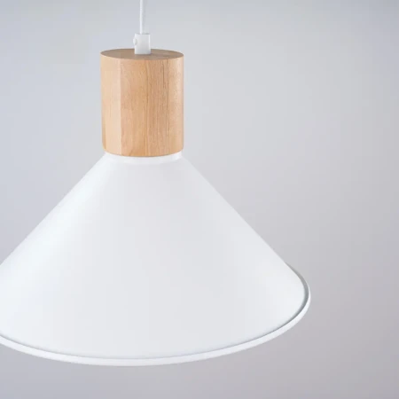 Lampa wisząca JAGA biała SL.1319 - Sollux