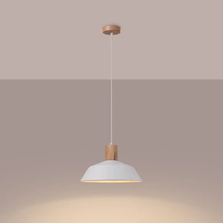 Lampa wisząca FANO biała SL.1321 - Sollux