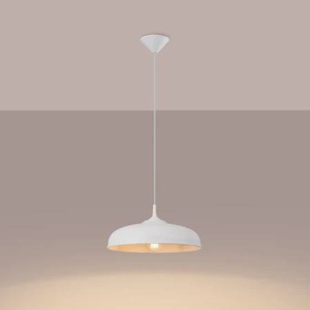 Lampa wisząca GINA biała SL.1329 - Sollux