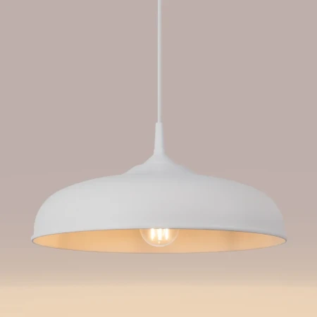 Lampa wisząca GINA biała SL.1329 - Sollux