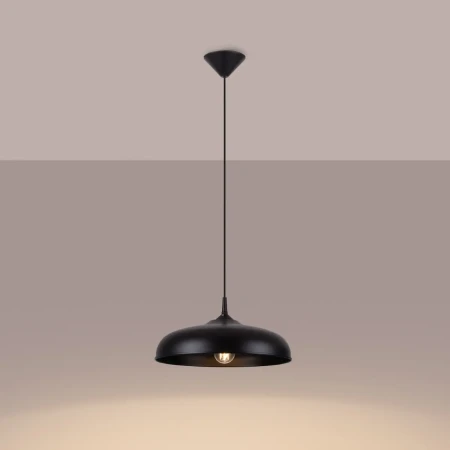 Lampa wisząca GINA czarna SL.1330 - Sollux