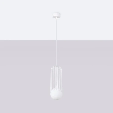 Lampa wisząca BRINA 1 biała SL.1331 - Sollux