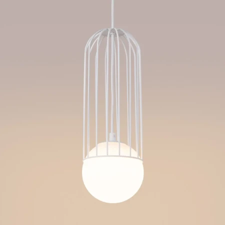 Lampa wisząca BRINA 1 biała SL.1331 - Sollux