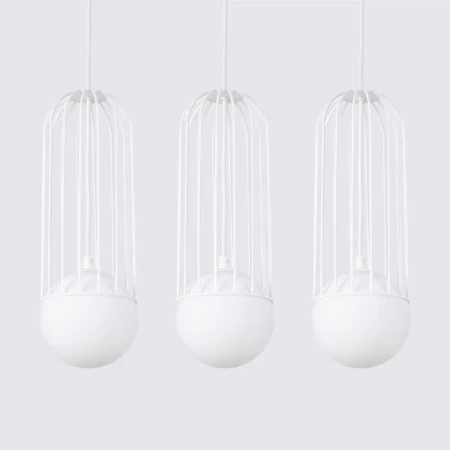 Lampa wisząca BRINA 3L biała SL.1333 - Sollux