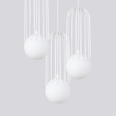 Lampa wisząca BRINA 3P biała SL.1335 - Sollux