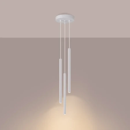 Lampa wisząca ARCHE 3P biała SL.1340 - Sollux