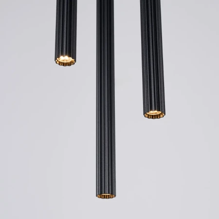 Lampa wisząca ARCHE 3P czarna SL.1341 - Sollux