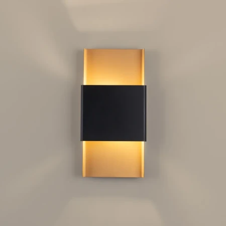 Kinkiet DURLIN złoty/czarny SL.1354 - Sollux