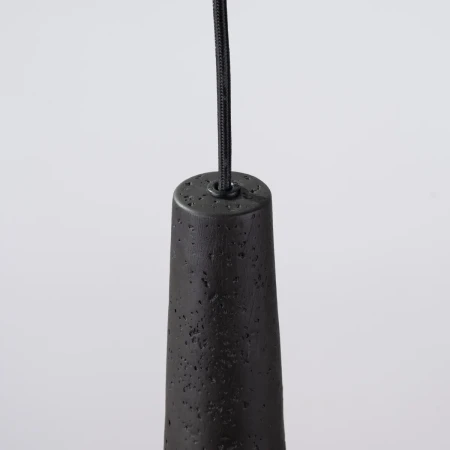 Lampa wisząca ELECTRA czarna beton SL.1355 - Sollux