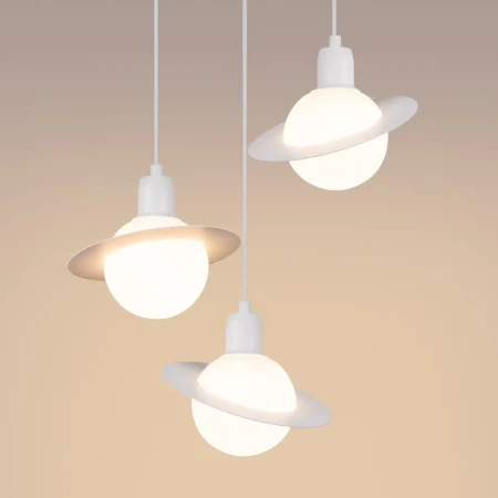 Lampa wisząca HYPERION 3P biały SL.1357 - Sollux