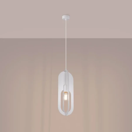 Lampa wisząca NICUS 1 biała SL.1360 - Sollux