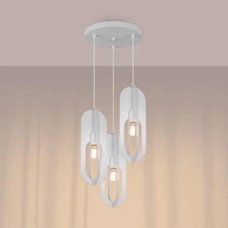 Lampa wisząca NICUS 3P biała SL.1361 - Sollux