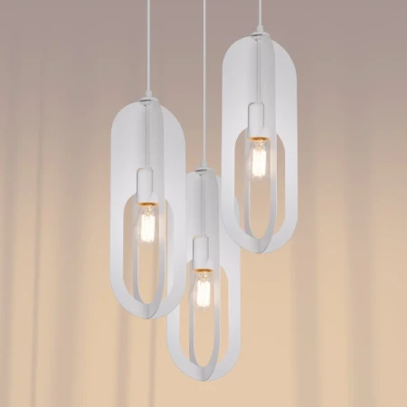 Lampa wisząca NICUS 3P biała SL.1361 - Sollux
