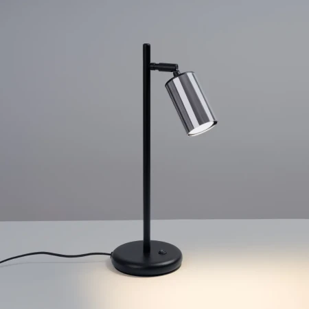 Lampa biurkowa WINX czarny/chrom SL.1373 - Sollux
