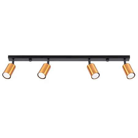 Plafon WINX 4L czarny/miedź SL.1379 - Sollux