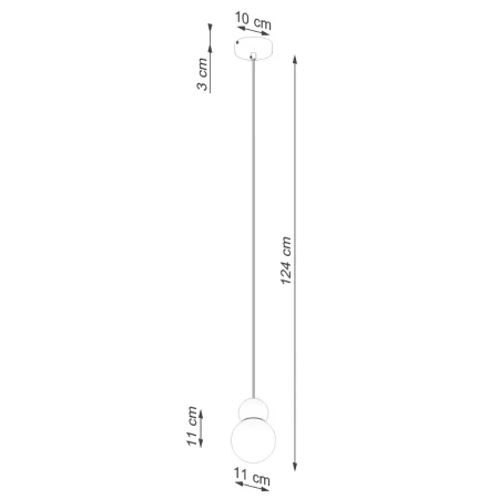 Lampa wisząca PEKKA 1 biała/naturalne drewno SL.1390 - Sollux