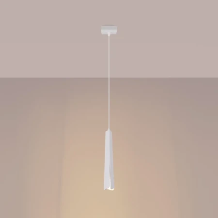 Lampa wisząca PRYSM 1 biała SL.1397 - Sollux