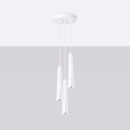 Lampa wisząca PRYSM 3P biała SL.1398 - Sollux