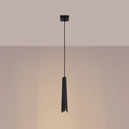 Lampa wisząca PRYSM 1 czarna SL.1400 - Sollux