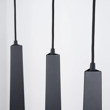 Lampa wisząca PRYSM 3L czarna SL.1402 - Sollux