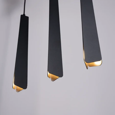 Lampa wisząca PRYSM 3L czarna SL.1402 - Sollux
