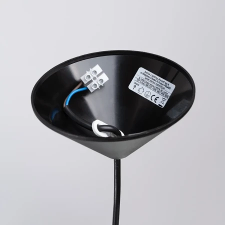 Lampa wisząca NOVA 40 czarna SL.1406 - Sollux
