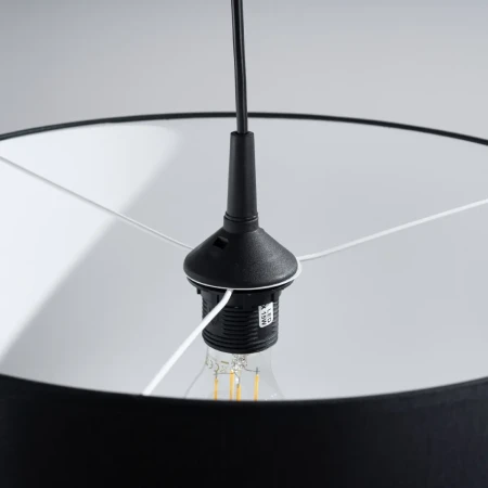 Lampa wisząca NOVA 40 czarna SL.1406 - Sollux