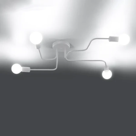 Żyrandol VECTOR 4 biały SL.1442 - Sollux