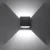 Kinkiet QUAD 1 czarny SL.0057 - Sollux