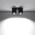 Plafon QUAD 2 czarny SL.0063 - Sollux