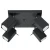 Plafon MERIDA 4 czarny SL.0102 - Sollux