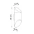 Kinkiet PENNE 30 czarny SL.0114 - Sollux