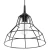Lampa wisząca ANATA czarna SL.0146 - Sollux