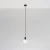 Lampa wisząca EDISON czarna SL.0152 - Sollux