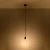 Lampa wisząca EDISON czarna SL.0152 - Sollux