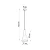 Lampa wisząca EMPOLI SL.0280 - Sollux