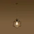 Lampa wisząca GASPARE czarna SL.0291 - Sollux