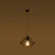 Lampa wisząca UMBERTO czarna SL.0294 - Sollux