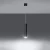 Lampa wisząca LAGOS 1 czarny SL.0327 - Sollux