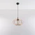 Lampa wisząca MANDELINO naturalne drewno SL.0392 - Sollux