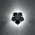 Kinkiet PENTA czarny SL.0423 - Sollux