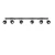 Plafon OCULARE 6L czarny SL.0448 - Sollux
