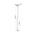 Lampa wisząca PASTELO 1 biała SL.0465 - Sollux