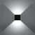 Kinkiet LUCA czarny LED IP54 SL.0545 - Sollux